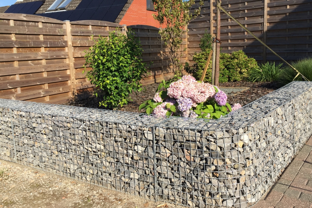 gabions bas jardin devant